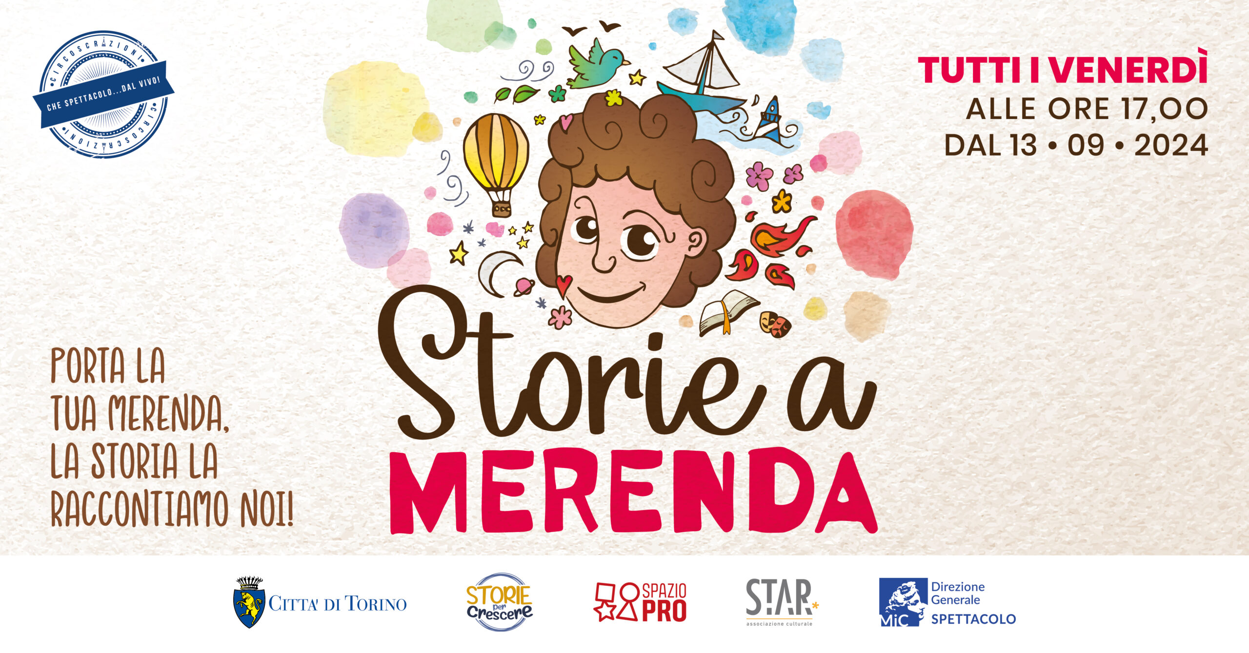 STORIE A MERENDA – Tutti i venerdì!